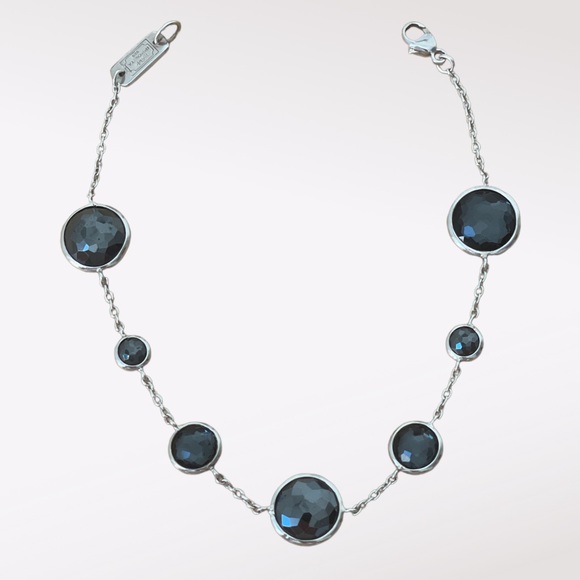 Ipollita 7-Stone Link Bracelet in Sterling Silver - Picture 2 of 5